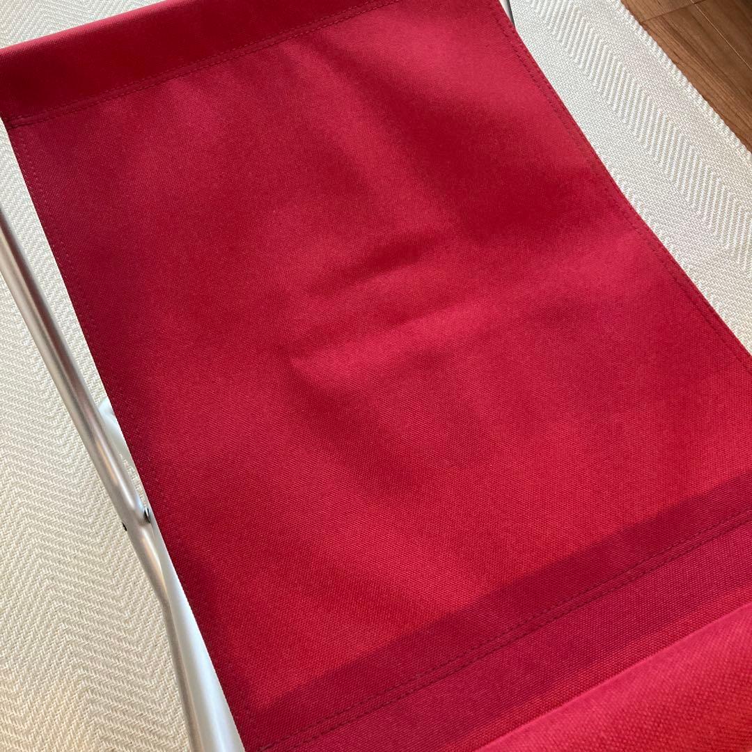 【美品】peak fdフォールディングチェアワイドrd LV-077RD