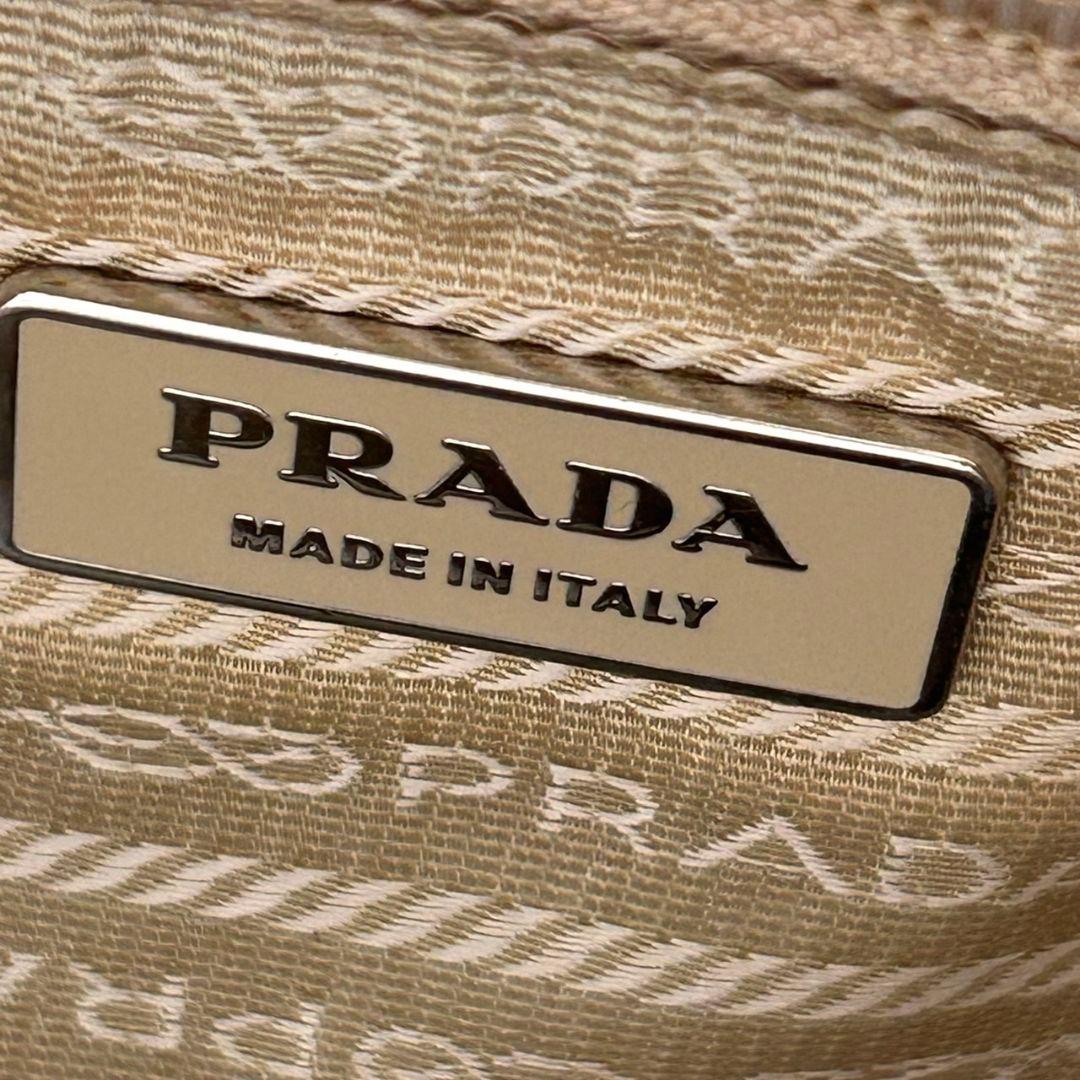 極希少★PRADA 00s 90s アーカイブ ナイロン ボディバッグ ベージュ