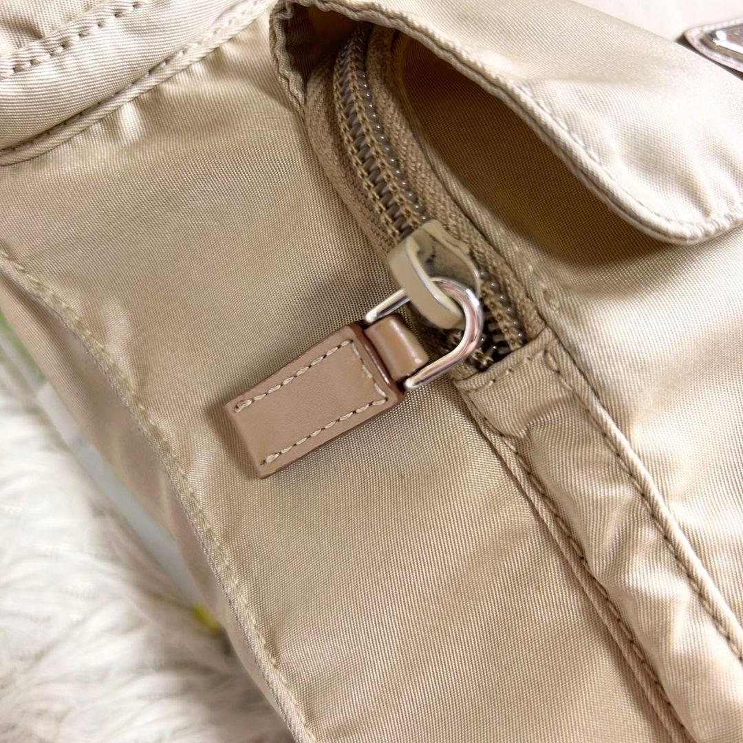 極希少★PRADA 00s 90s アーカイブ ナイロン ボディバッグ ベージュ