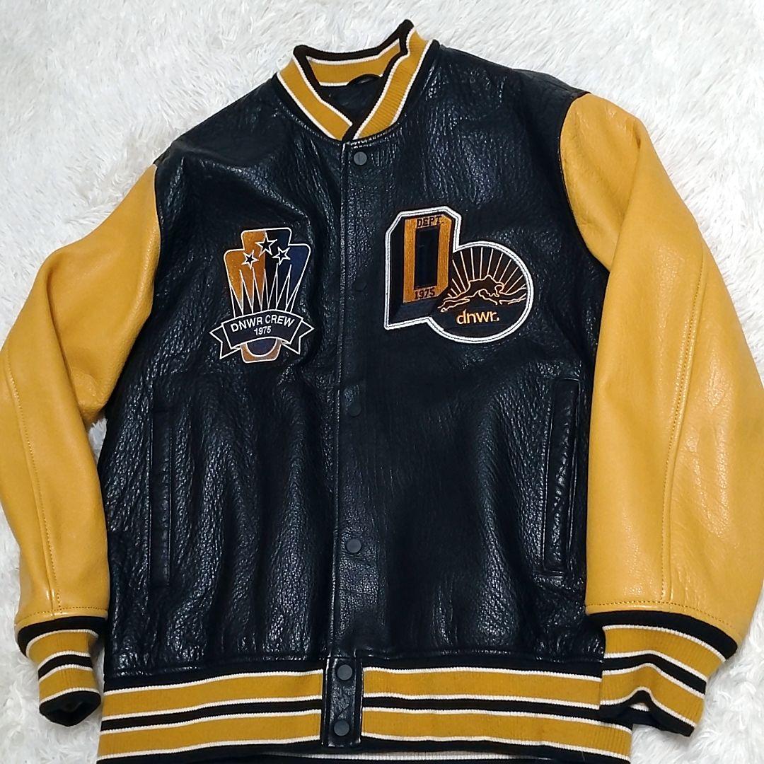 【希少】フルレザー　ZARA ザラ　スタジャン　ワッペン