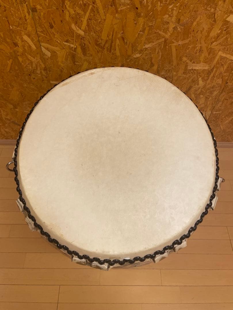 【jun09様用】中古和太鼓 1.8尺相当 台付