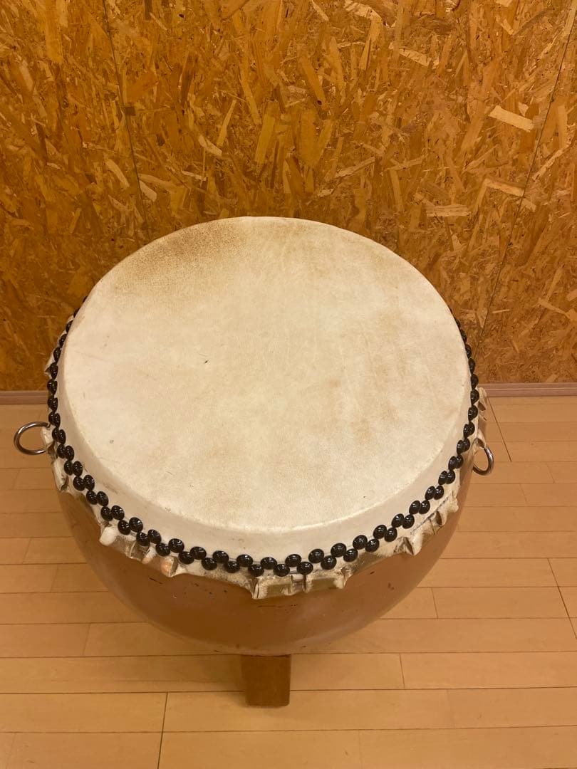 【jun09様用】中古和太鼓 1.8尺相当 台付