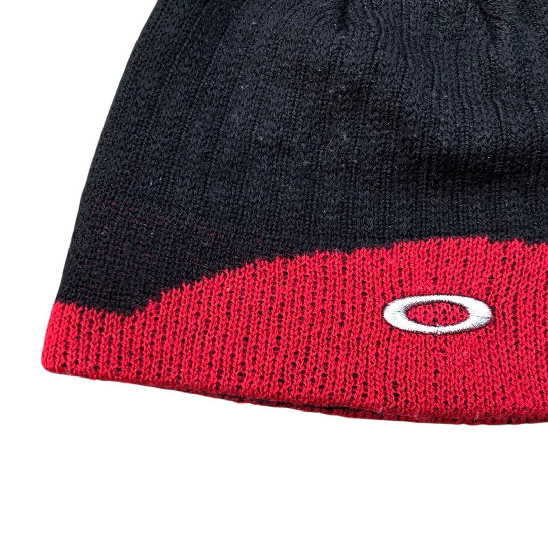 【90's】OAKLEY オークリー ビーニー ニット帽 vintage 赤タグ