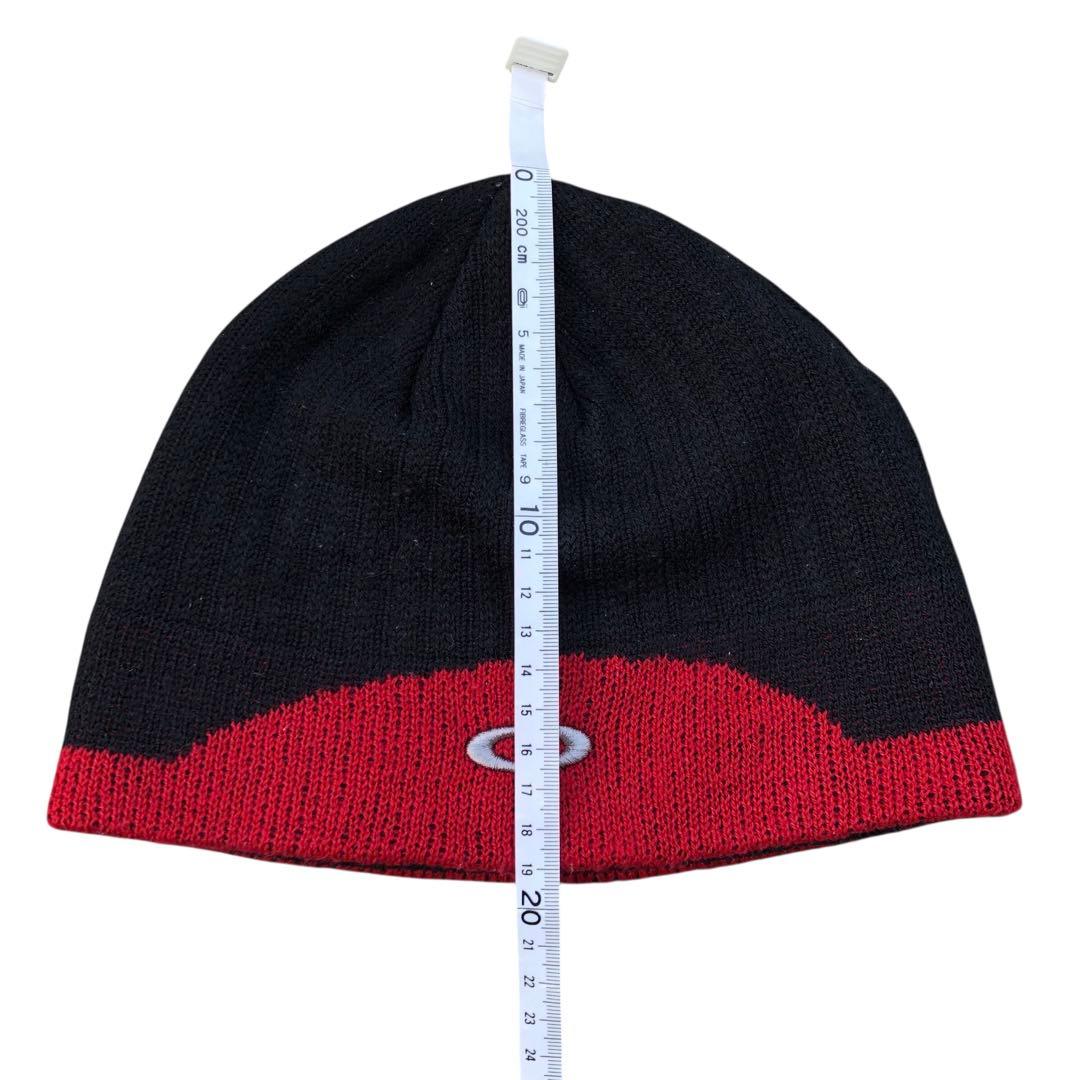 【90's】OAKLEY オークリー ビーニー ニット帽 vintage 赤タグ