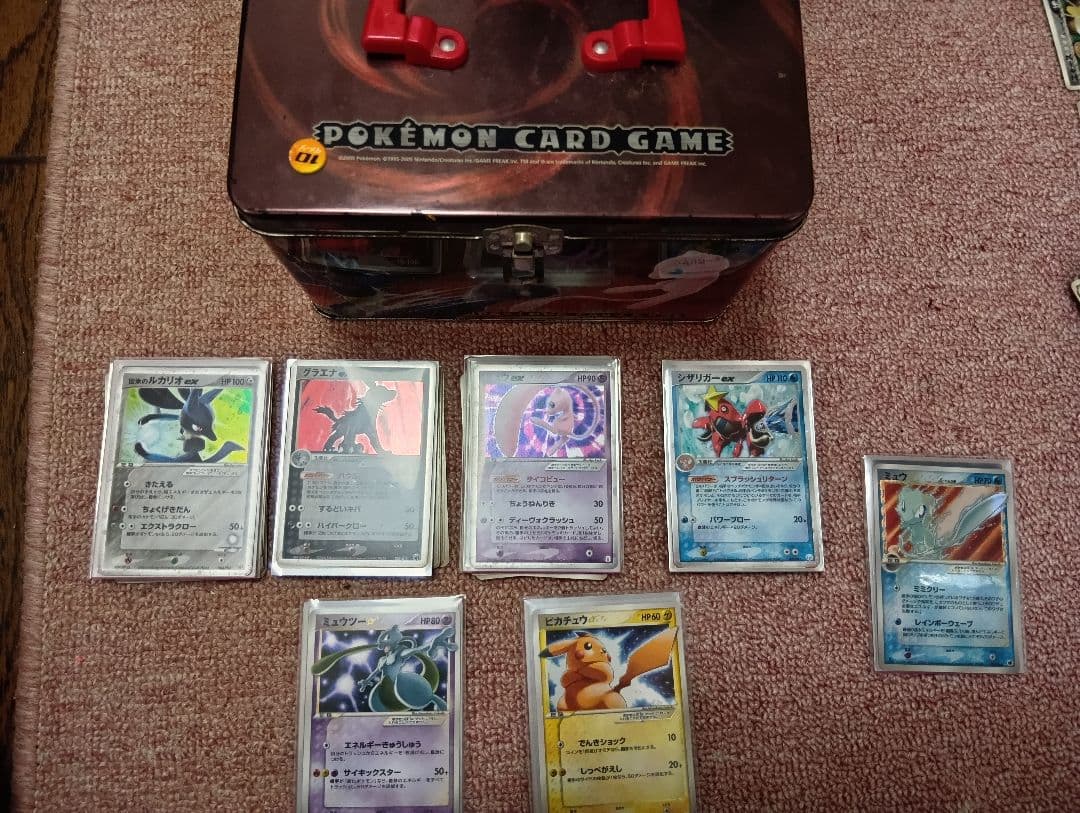 ギフトボックス ミュウ・ルカリオver. 缶付き ミュウデルタ種おまけ