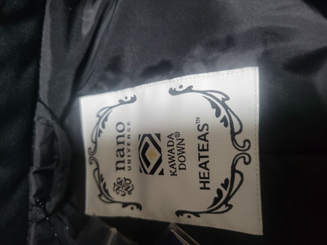 ハイブリッドダウンステンカラーコート　ナノユニバース　新品タグ付き　週末限定¥