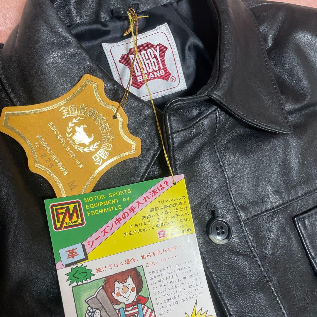 BUGGY BRAND 黒 牛革レザー ライダースジャケット M - メルカリ