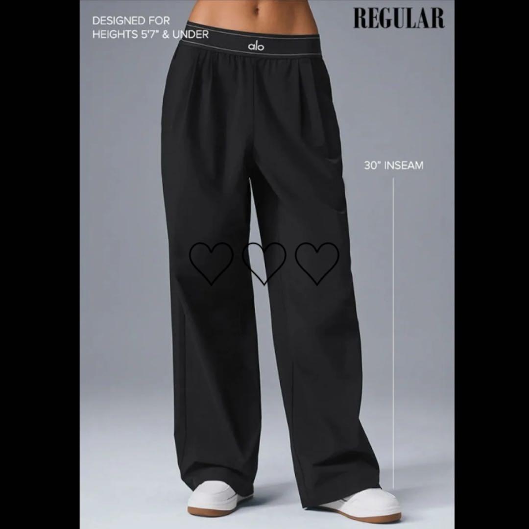 Alo Yoga パンツ アローヨガ Sサイズ スーツアップトラウザー ブラック