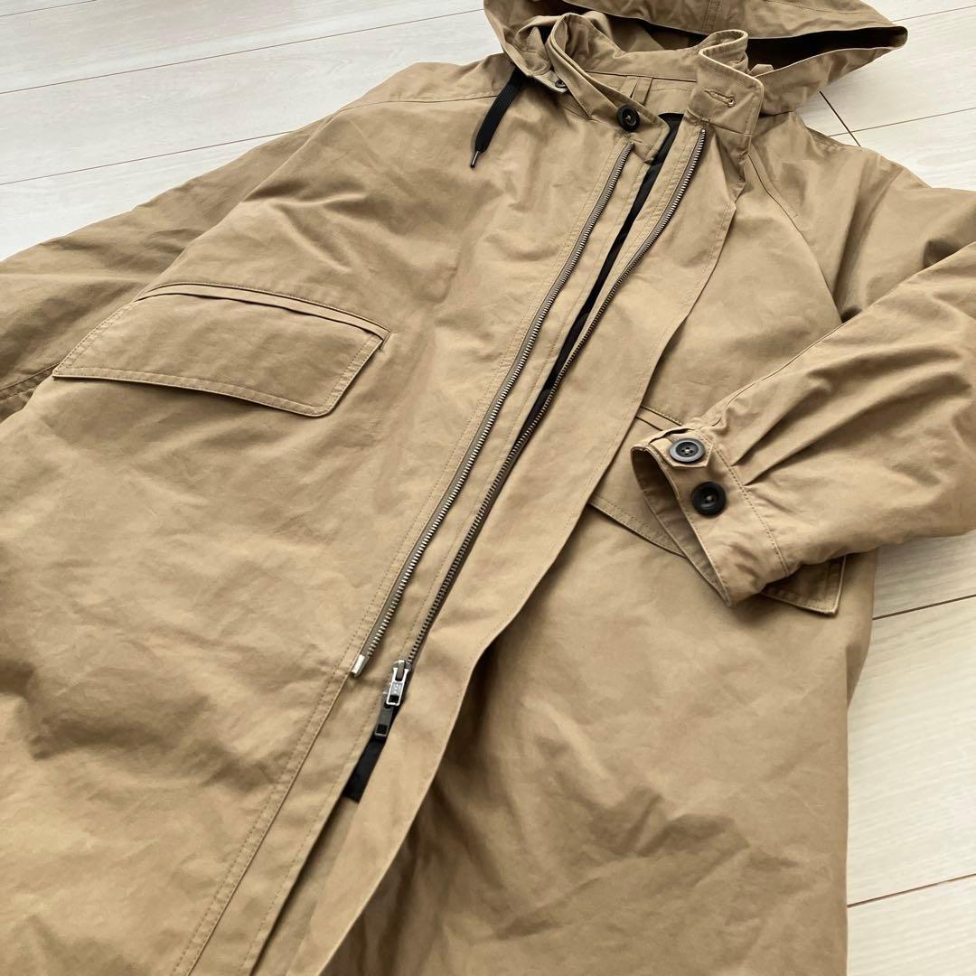 美品 MHL 3way フード ダウン 取外可 モッズ コート ライナー ロング