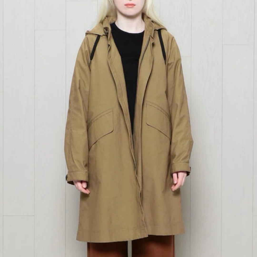 美品 MHL 3way フード ダウン 取外可 モッズ コート ライナー ロング