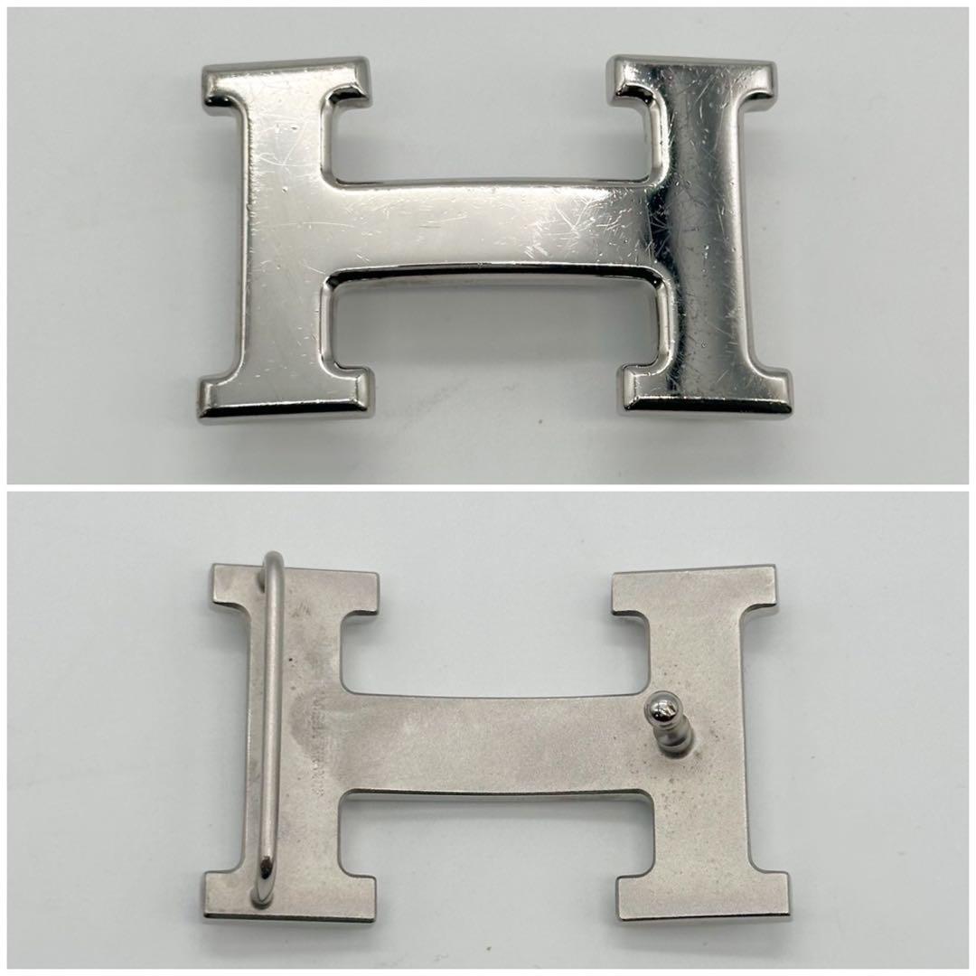 【激レア】エルメス コンスタンス リバーシブル ベルト　80 グレー ブラウン