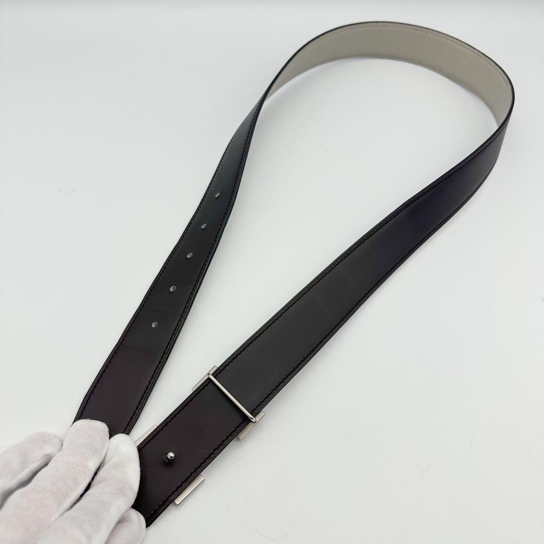 【激レア】エルメス コンスタンス リバーシブル ベルト　80 グレー ブラウン