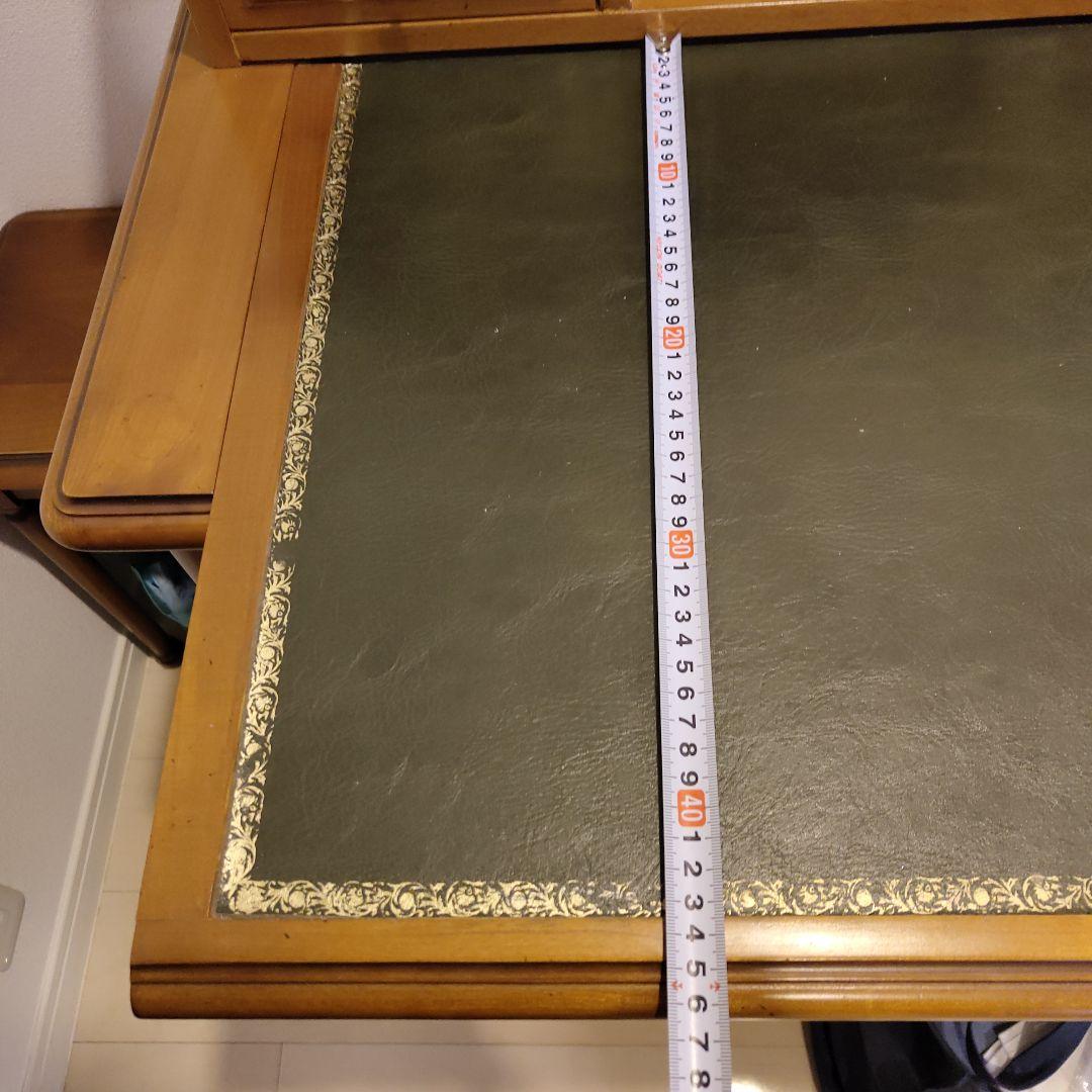 波風ミナト様専用】フランス製 木製デスク 引き出し付き - メルカリ