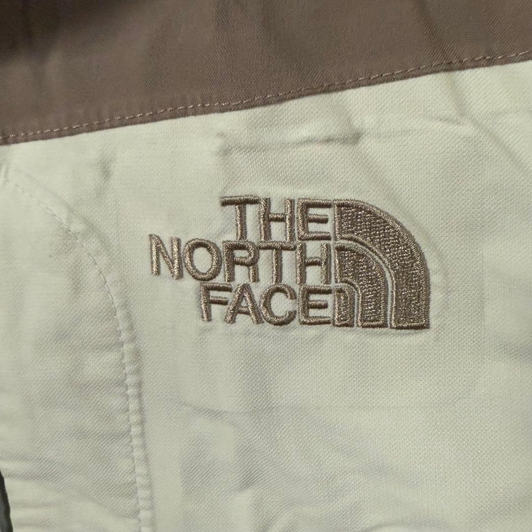 （希少カラー）ザ・ノースフェイス　スノーウェア　アイボリー/茶　レディースL
