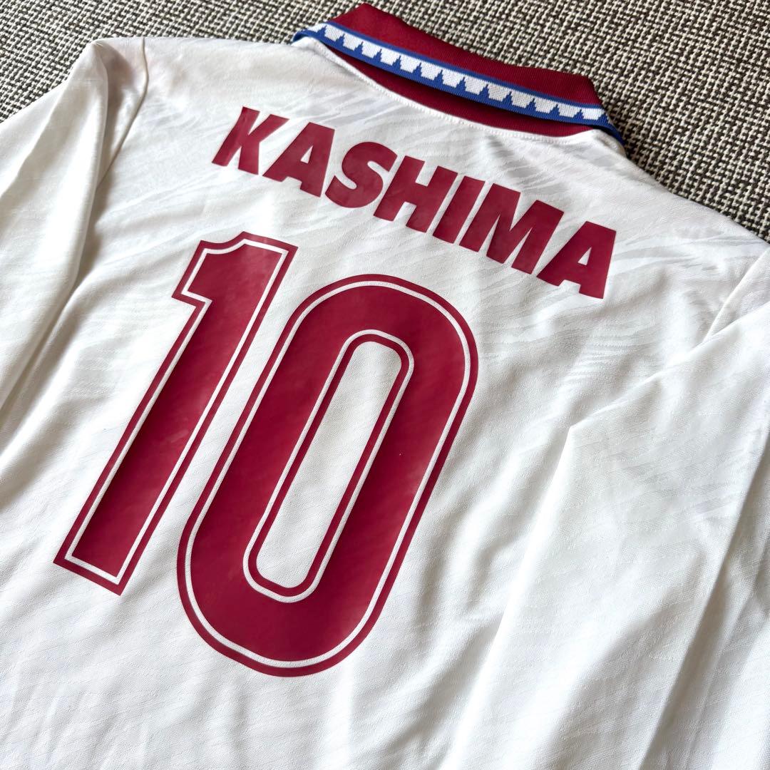【希少アウェイ・長袖】ジーコ＃１０ 鹿島アントラーズ ９２/９３（A）CUP戦