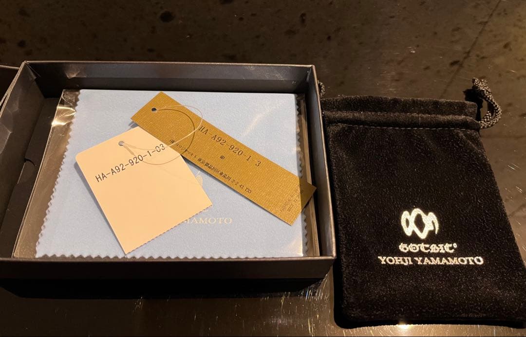 SILVER 950 LILY-ANCHOR OVAL RING 15号