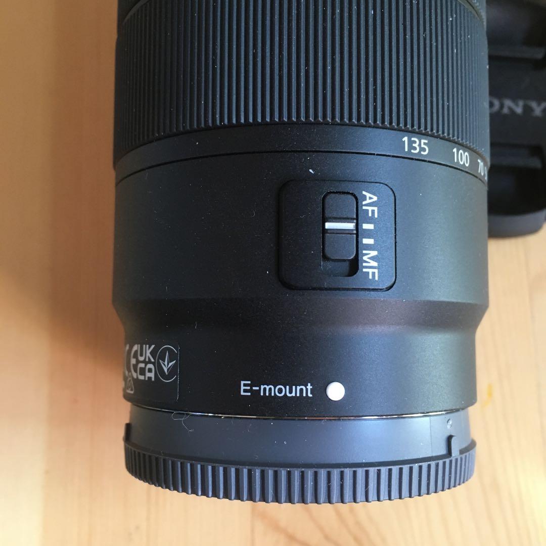 ソニーズームレンズ18-135 E3.5-5.6美品