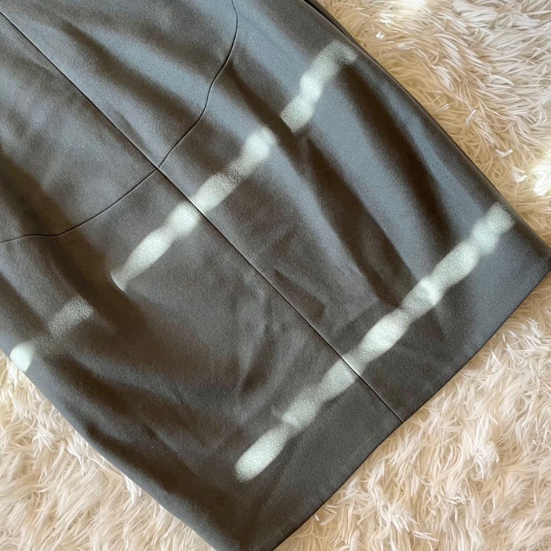 美品✨ ヨーコチャン パール付き ノースリーブスリットラインドレス 近年モデル