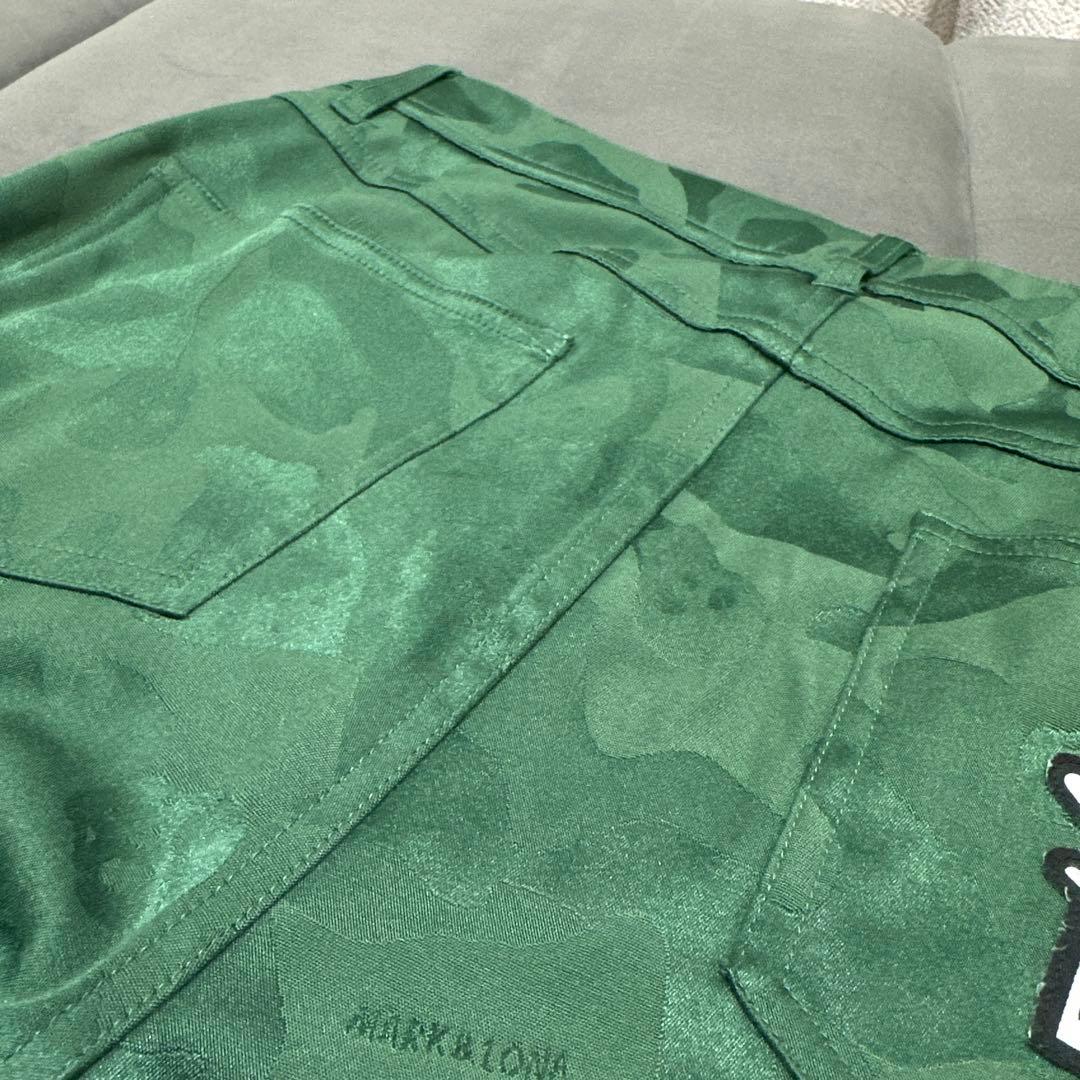 【MARK & LONA】 迷彩柄パンツ グリーン　Lサイズ