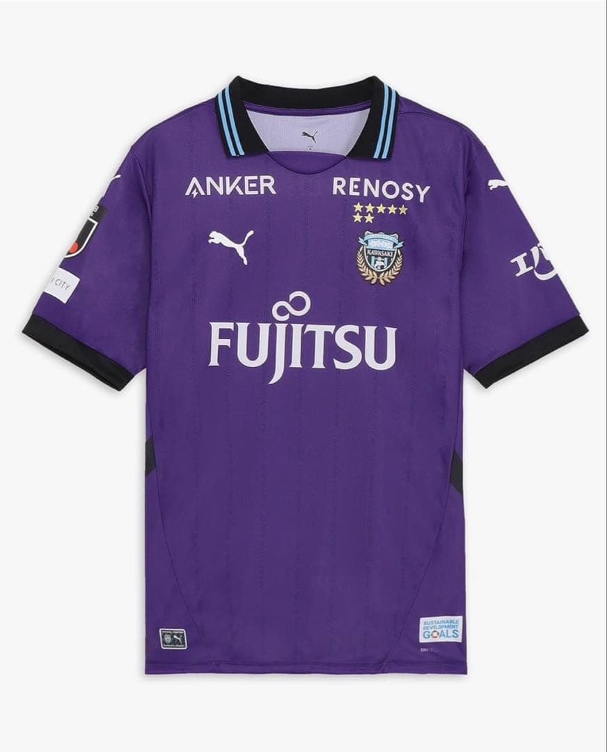 新品未使用タグ付】PUMA 川崎フロンターレ シャツ XL - メルカリ