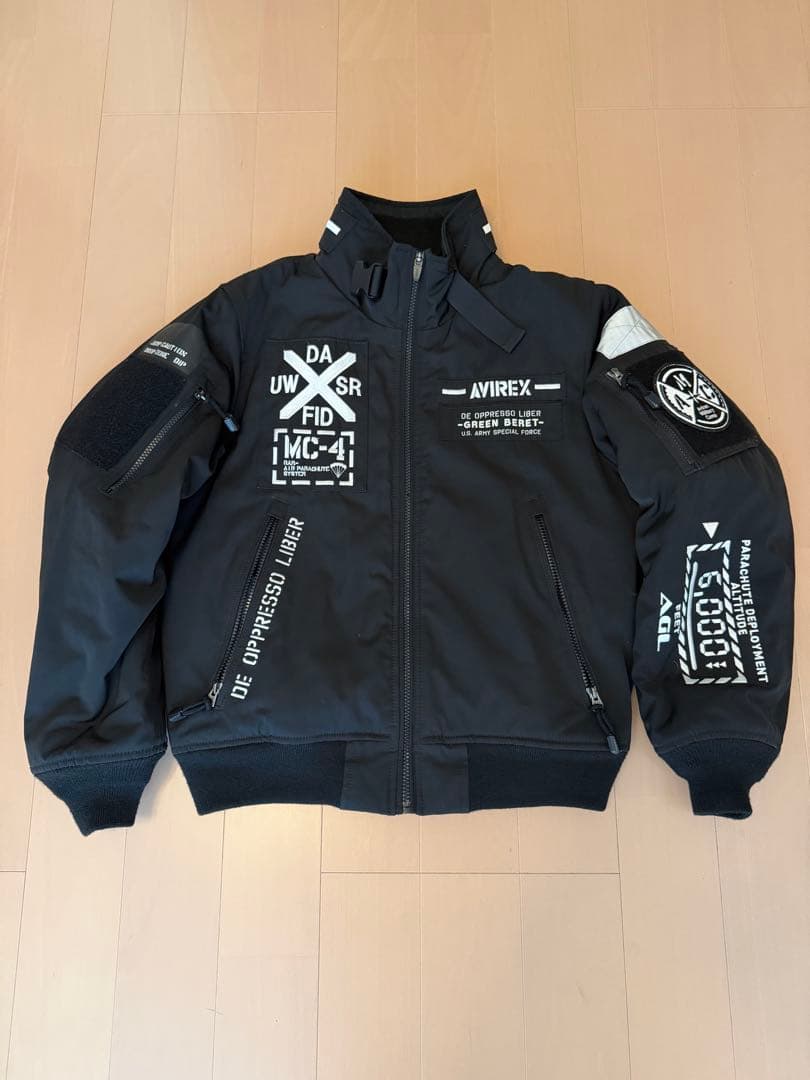 【美品】AVIREX MA-1 フライトジャケット HALO Mサイズ