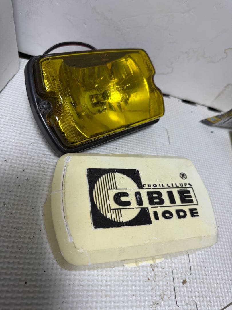 希少/カバー付当時物CIBIEフォグランプIODE35 シビエドライビングランプ