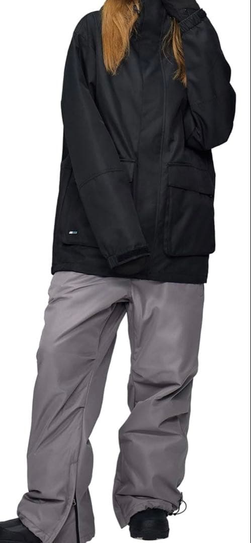 スキー スノボ ウエア ユニセックス 上下セット大きめ