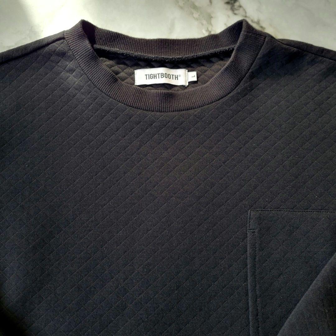 TIGHTBOOTH タイトブース L サイズキルティング スウェット ロゴ