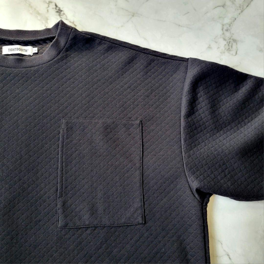 TIGHTBOOTH タイトブース L サイズキルティング スウェット ロゴ