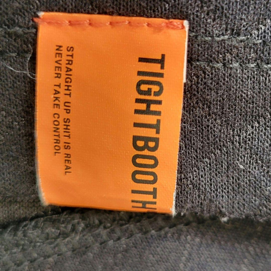 TIGHTBOOTH タイトブース L サイズキルティング スウェット ロゴ