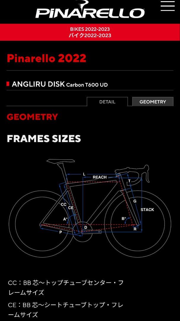 PINARELLO ANGLIRU ピナレロ アングリル カーボンディスク