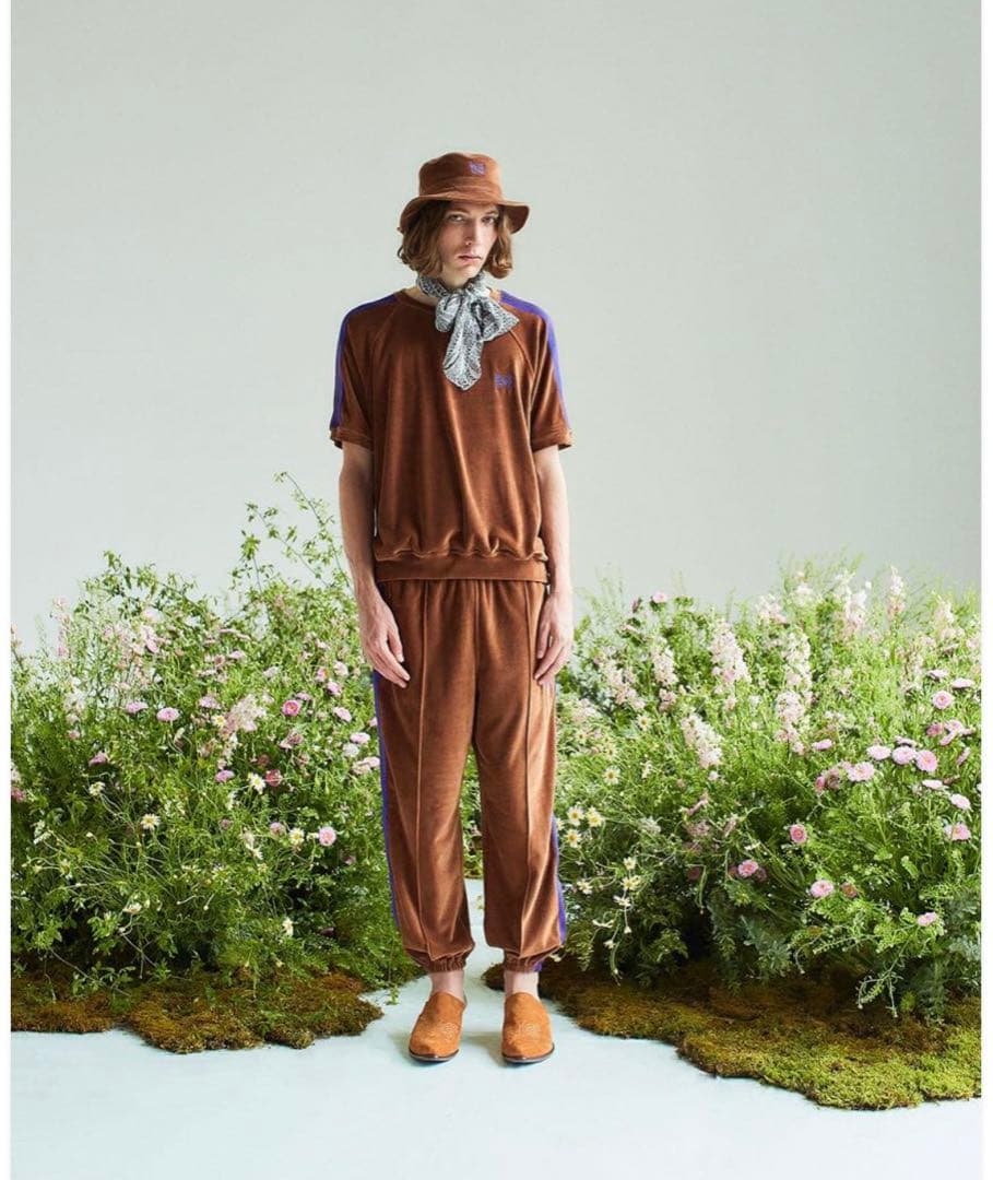 needles ベロアセットアップSサイズ