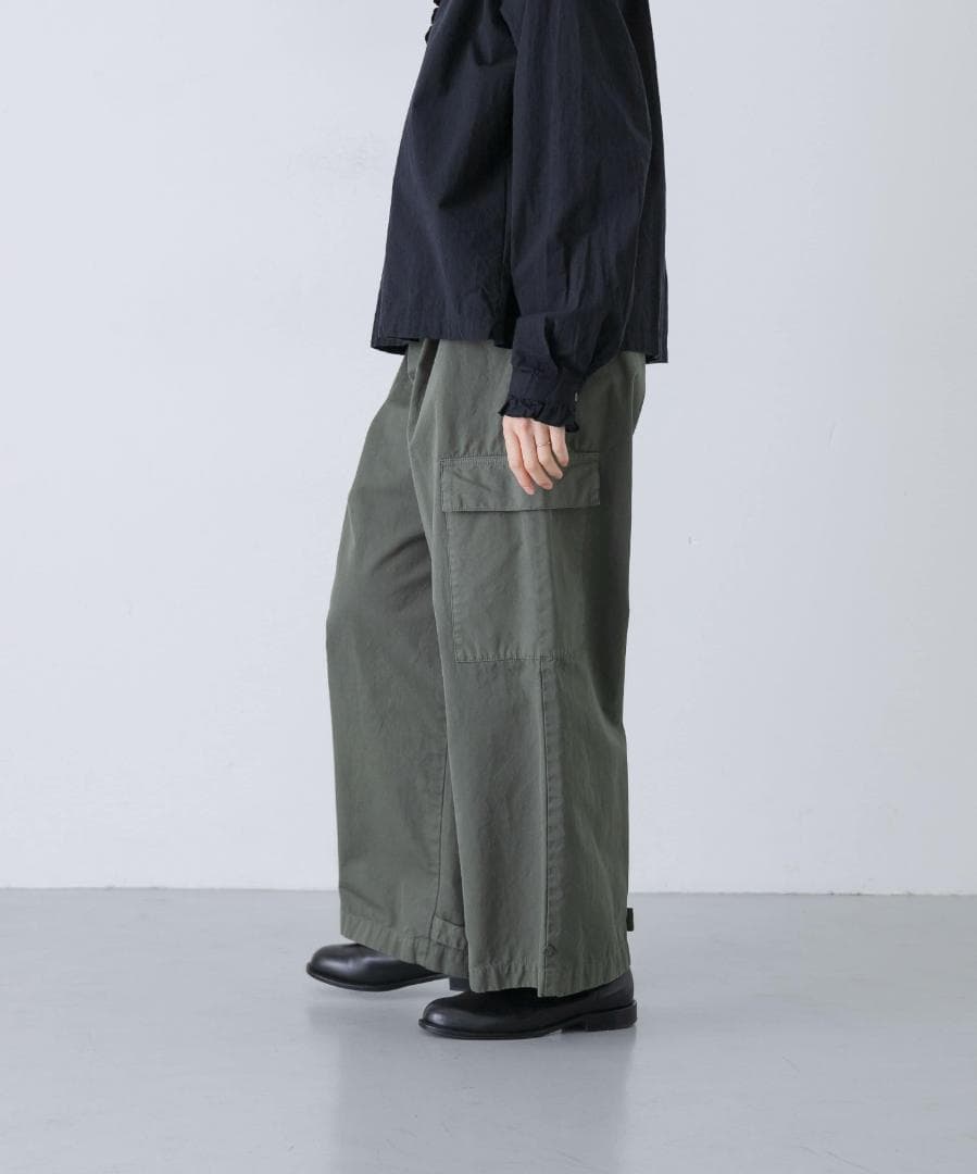 新品◆かぐれ◆ユーティリティーイージーパンツ《SMOKEKHAKI》