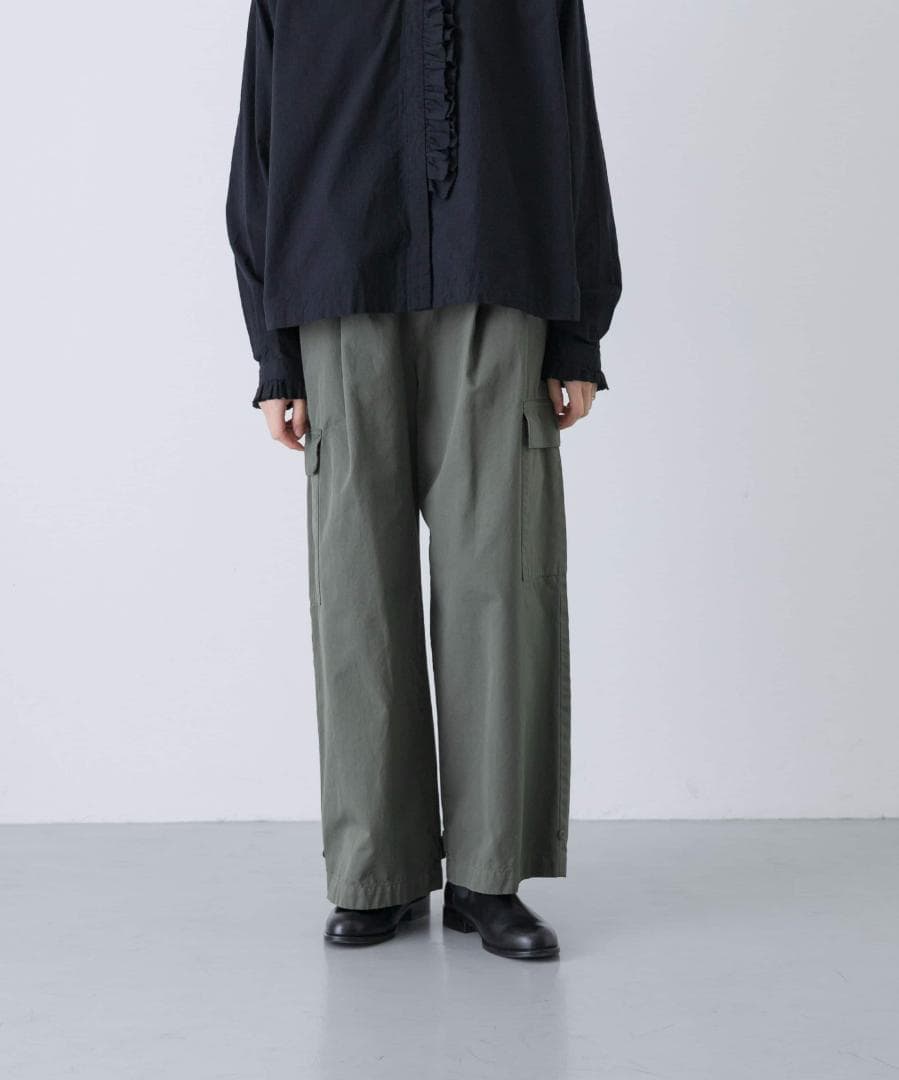 新品◆かぐれ◆ユーティリティーイージーパンツ《SMOKEKHAKI》