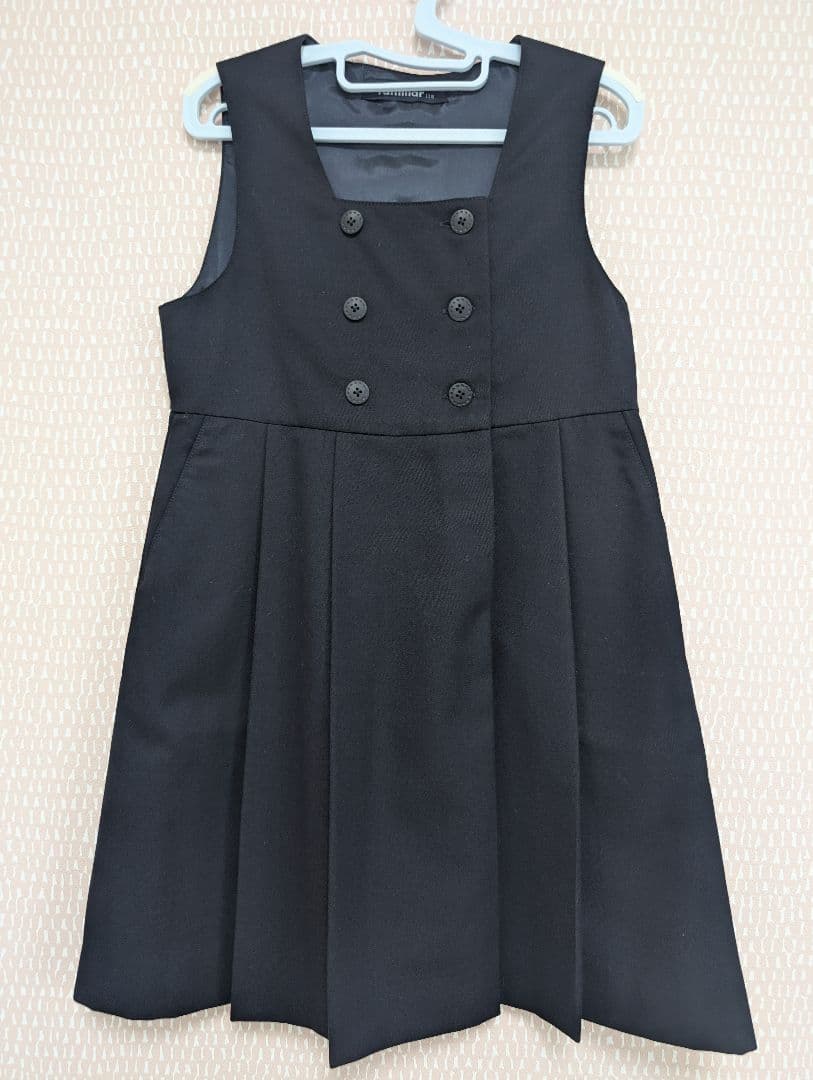 familiarファミリア　ワンピース&ジャケットセット　フォーマル　ネイビー