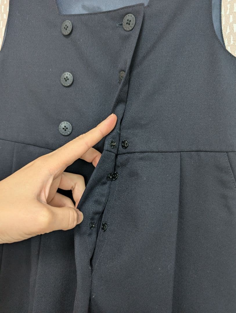 familiarファミリア　ワンピース&ジャケットセット　フォーマル　ネイビー