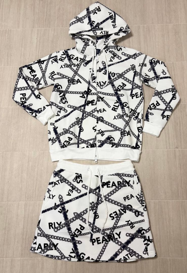 【定価63.800円】未使用PEARLYGATES セットアップパーカースカート