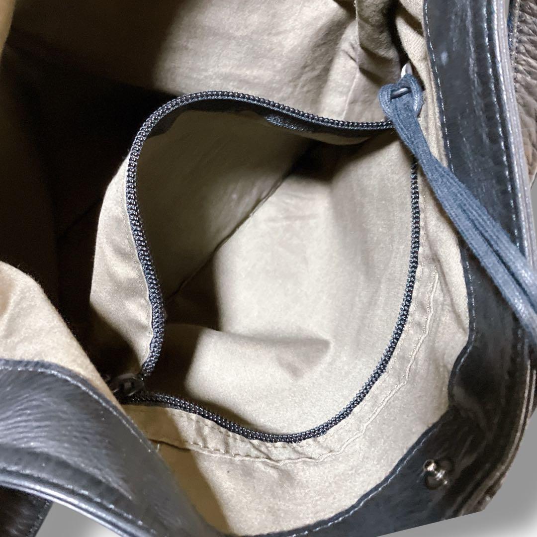 ポーター 吉田カバン 日本製 ポーチ付き ソフトレザーショルダーバッグ ブラック