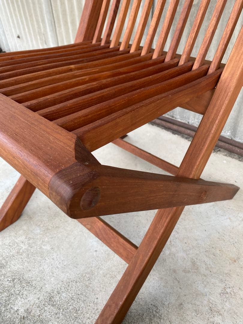 AVA 木製折りたたみチェア　椅子 フォールディングチェア テラスチェア