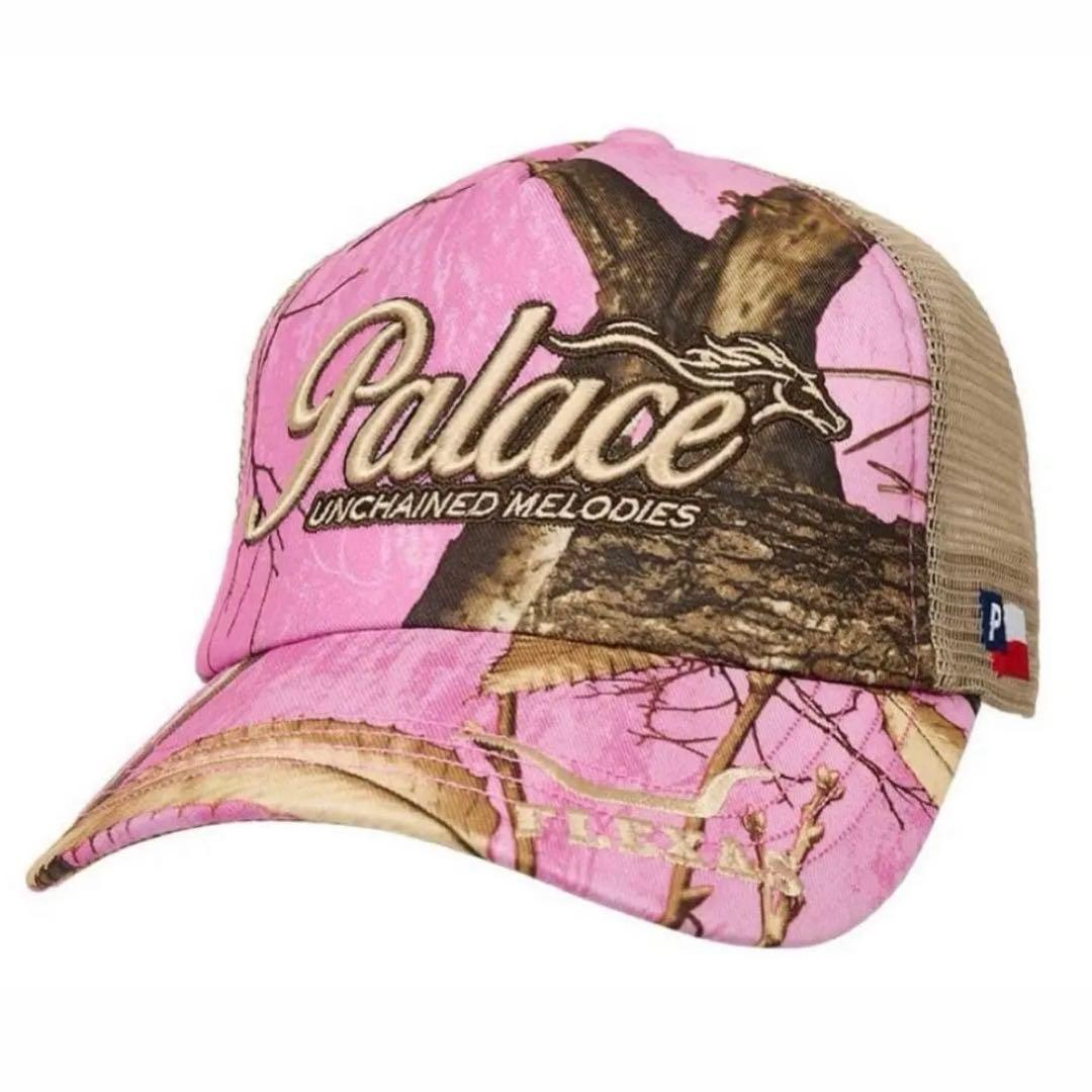 Palace HORSEPOWER TRUCKER CAP ピンク リアルツリー - メルカリ