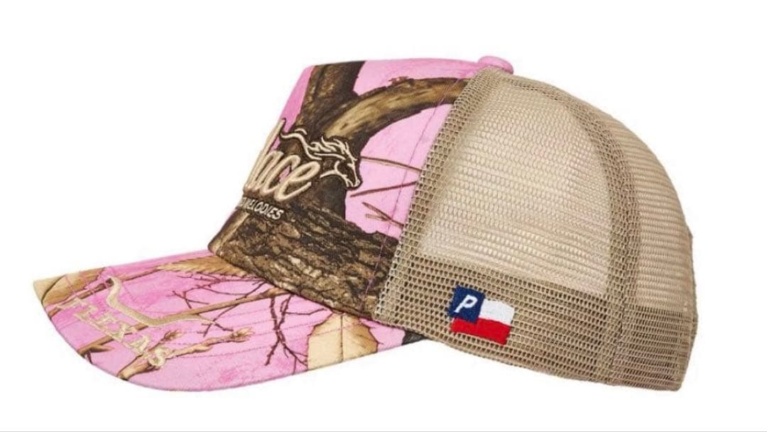 Palace HORSEPOWER TRUCKER CAP ピンク リアルツリー - メルカリ