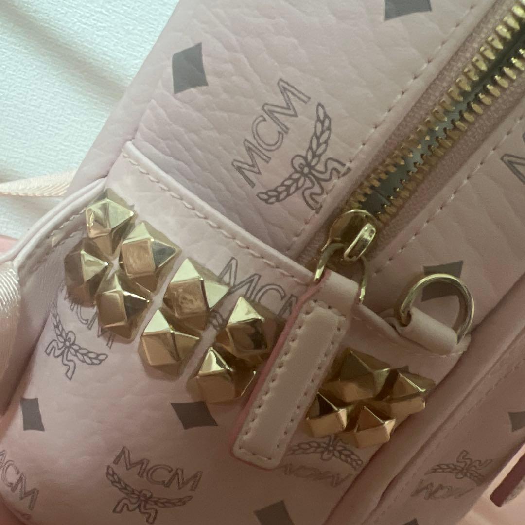 即購入OK MCM ピンク リュック・バックパック ミニサイズ