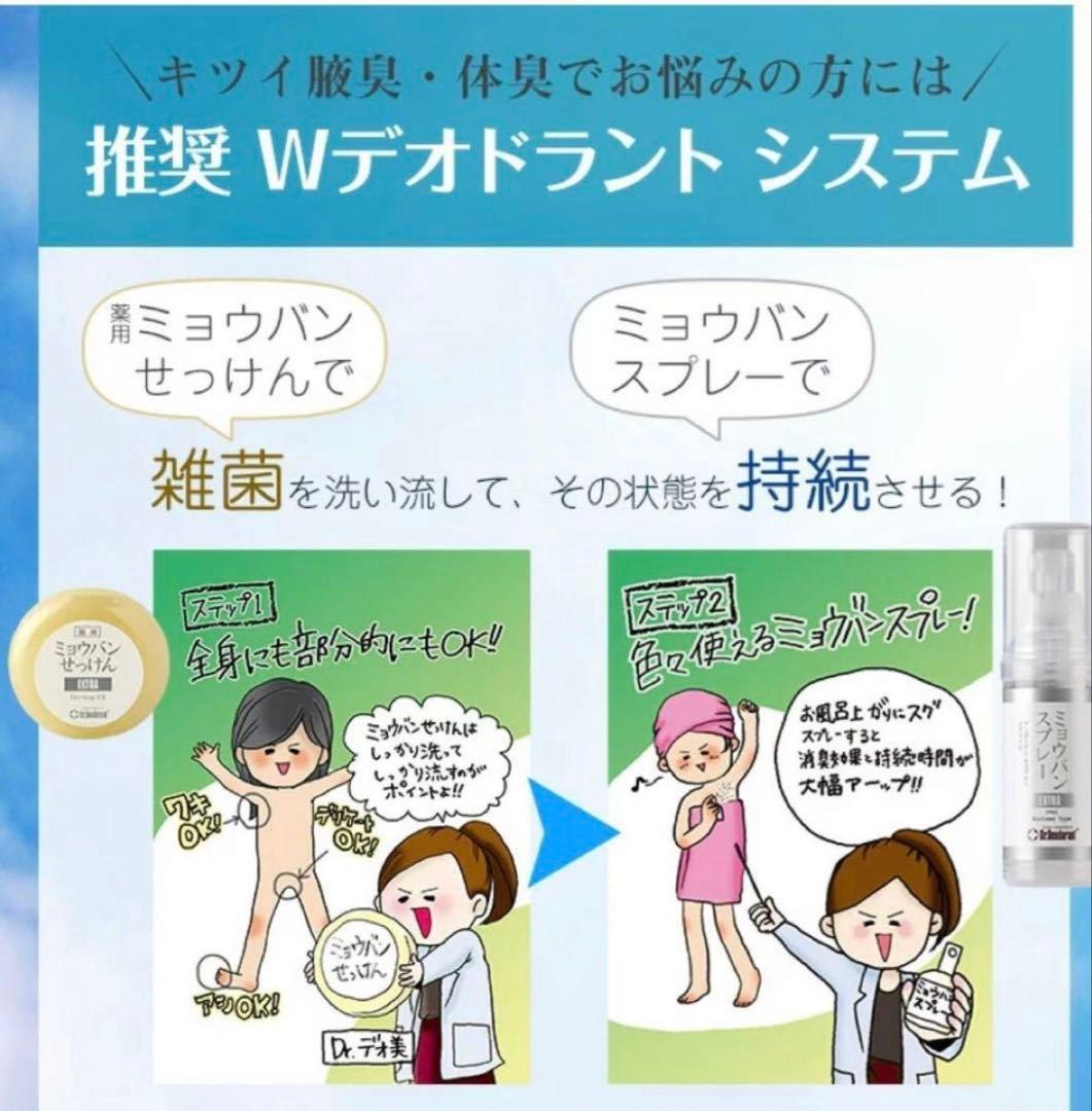 ドクターデオドラント ミョウバンスプレー EX （30ml）５本セット ④