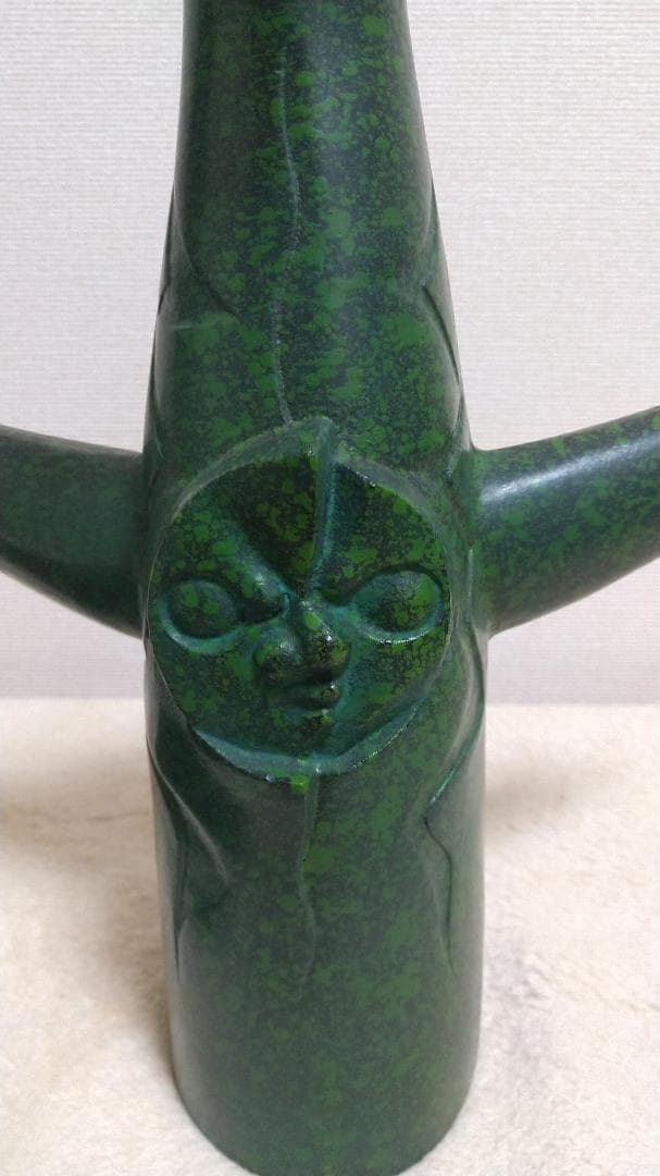 【希少！美品】日本万国博覧会　太陽の塔　オブジェ　台座付き