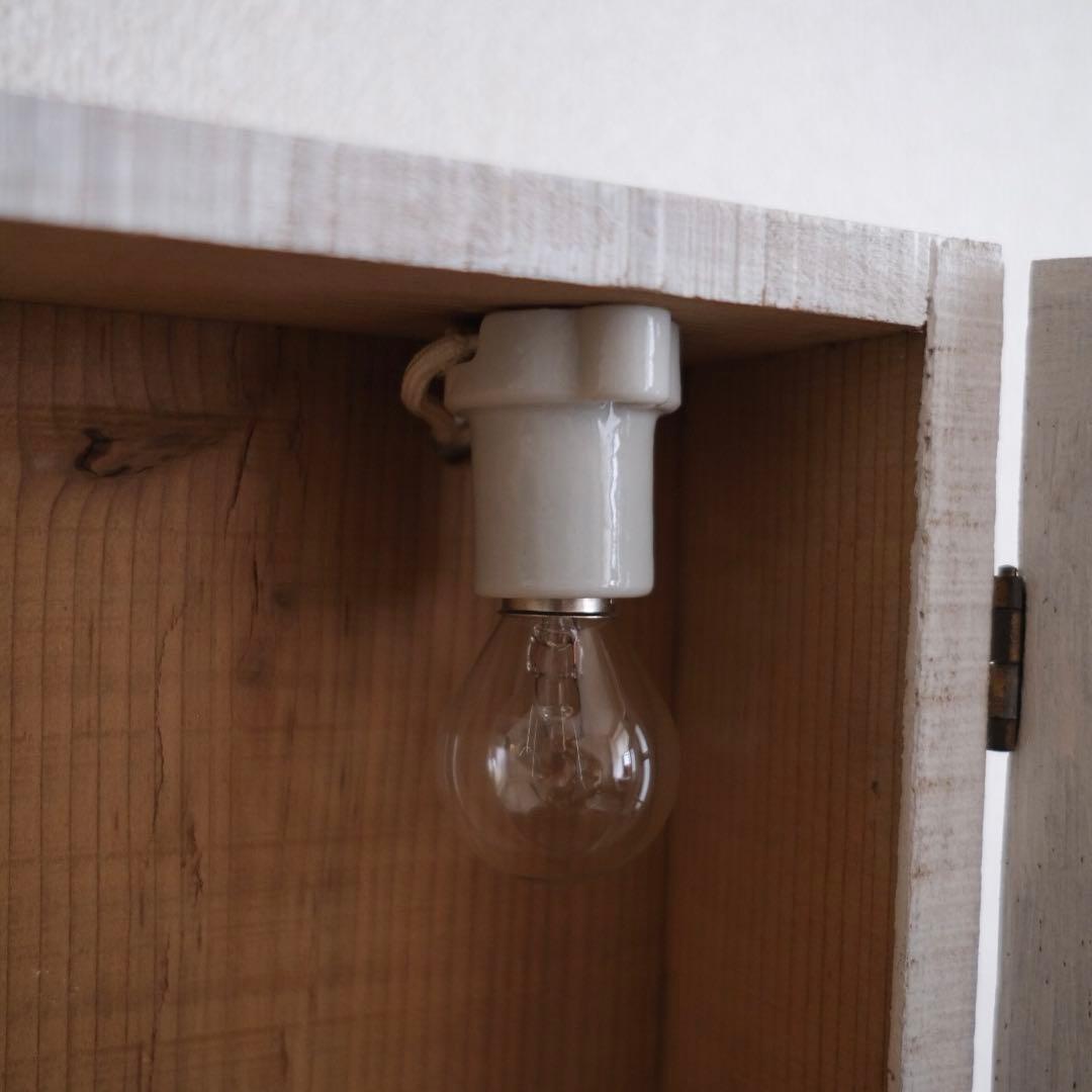 ショーケース コレクションケース 照明 古道具 アンティーク オブジェ