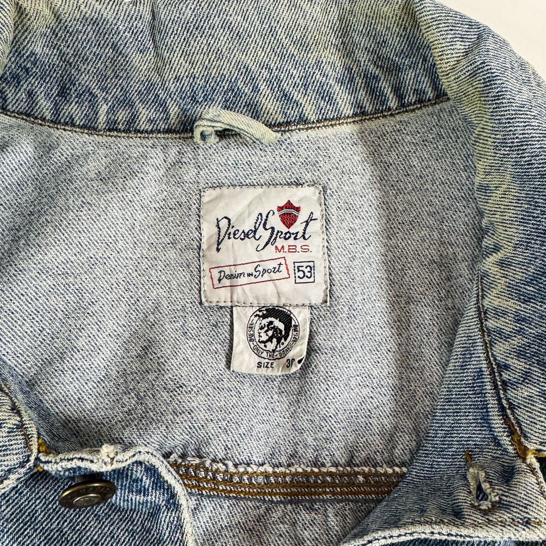 【DIESEL】 ディーゼル　デニムジャケット　ウォッシュドデニム　3rd