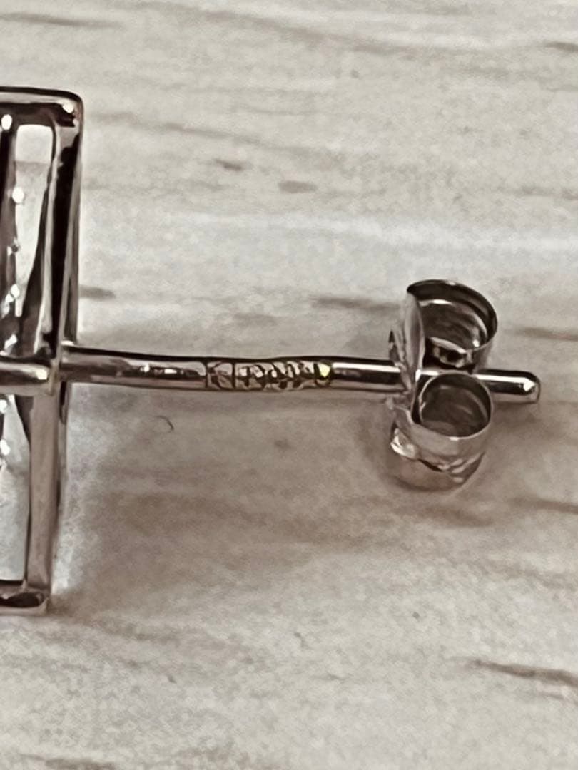 激レア DS455着用 AVALANCHE 10K WG ダイヤモンドピアス