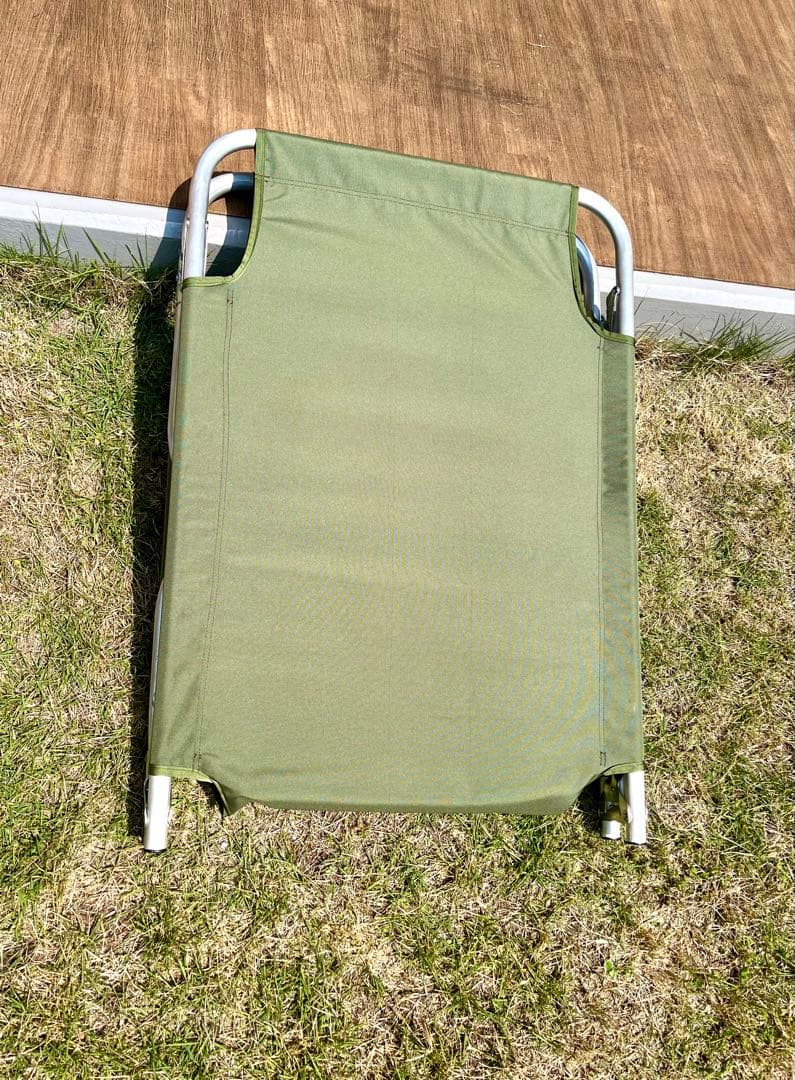 米軍放出未使用品 折りたたみ式コット 簡易ベッド アルミフレーム 軽量 実物