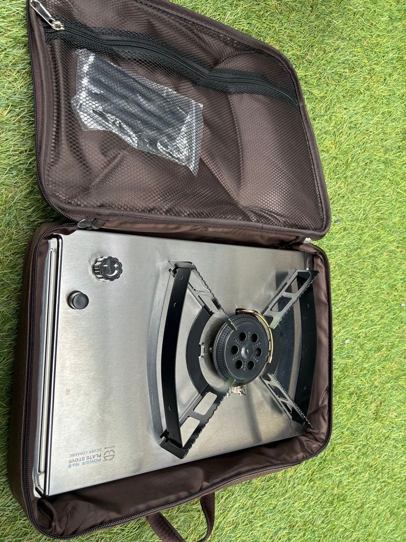 GASWARE ガスウェア パワープレートバーナー No.6 セラミックシルバー