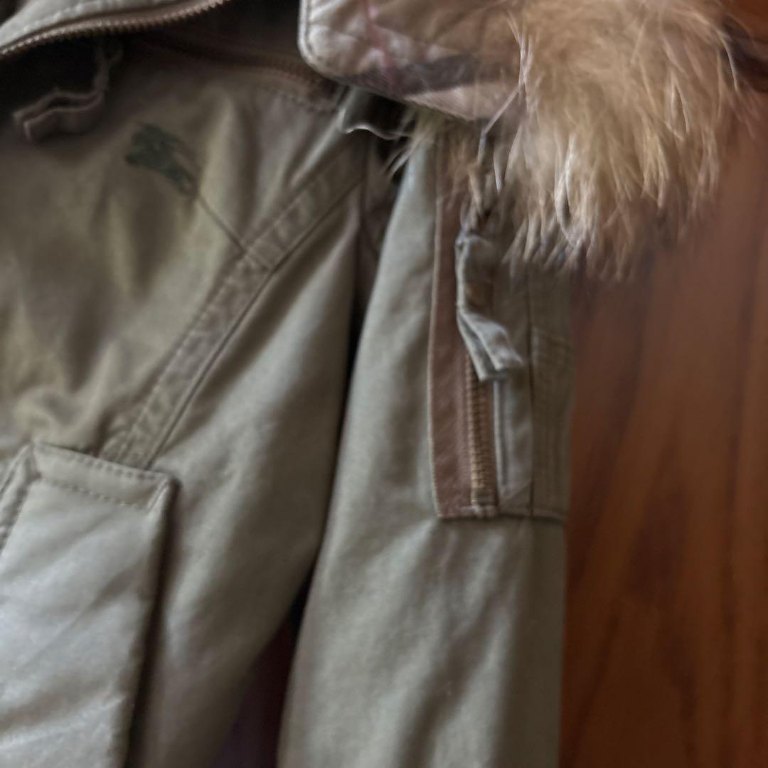 バーバリーブルーレーベル　モッズコート